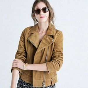 Madewell Suede Motocycle Jacket